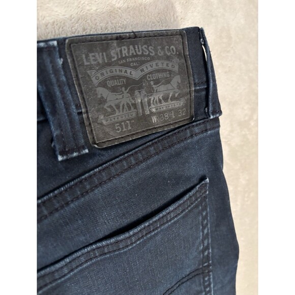 LEVI'S STRAUSS 511 MEN'S ORIGINAL SLIM FIT JEANS PANTS Navy Blue 38 X 32 S40196 - Picture 4 of 14